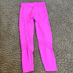 Victoria Secret PINK Hot pink seamless active leggings size M